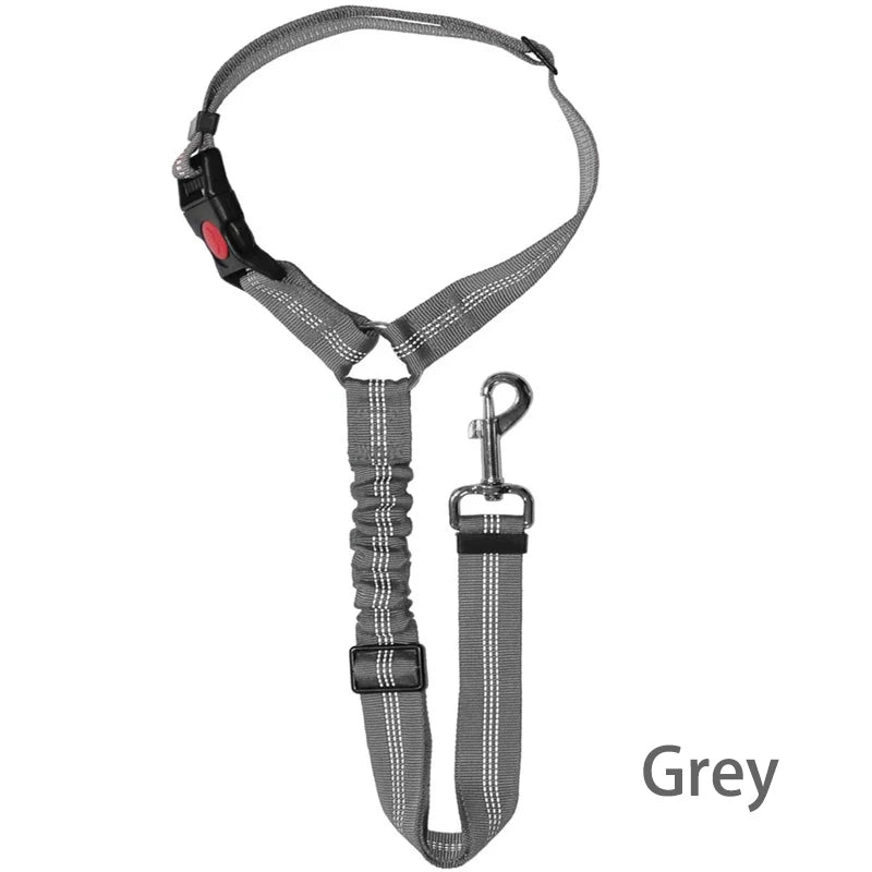Two-in-one Dog Safety Belt Pet Car Safety Belt Can Be Adjusted for Pet Accessories of Cat and Dog Collar Dog Collar Cat Collar