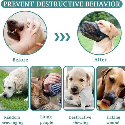 Adjustable Mesh Dog Muzzle