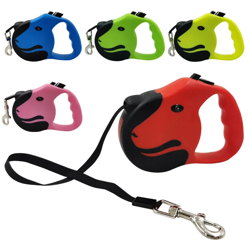 Long Strong Pet Leash For Large Dogs Durable Nylon Retractable Big Dog Walking Leash Leads Automatic Extending Dog Leash Rope