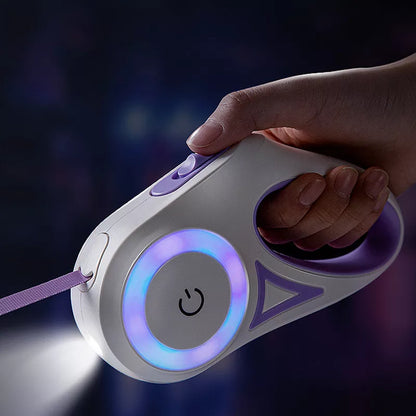 Retractable Dog Lead — Lighted & Unlit Options