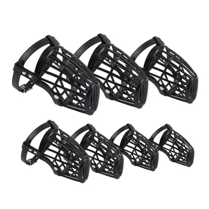 Adjustable Plastic Basket Dog Muzzle