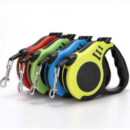 Retractable Dog Lead — 3 m or 5 m