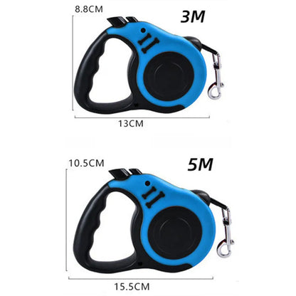 Retractable Dog Lead — 3 m or 5 m