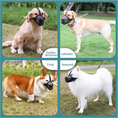 Adjustable Mesh Dog Muzzle
