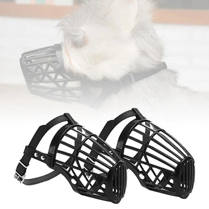 Adjustable Plastic Basket Dog Muzzle