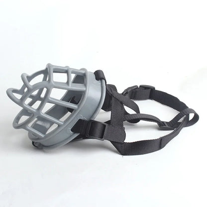 Adjustable Silicone Basket Dog Muzzle