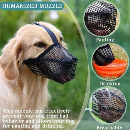 Adjustable Mesh Dog Muzzle